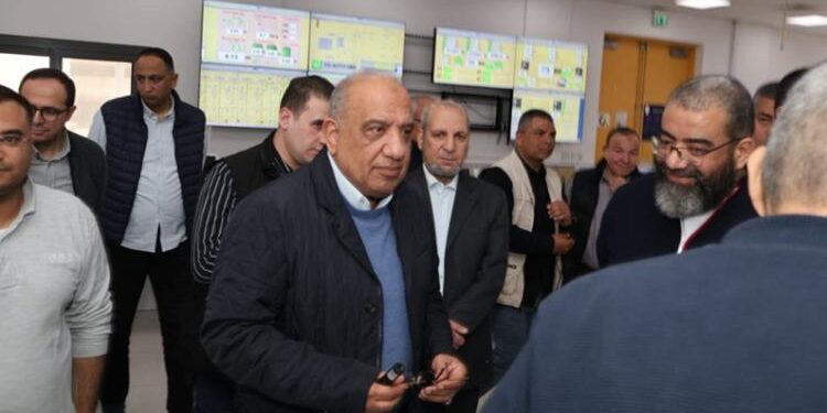 وزير الكهرباء يتفقد محطة كهرباء بني سويف المركبة لتوليد الكهرباء بمحافظة بني سويف
