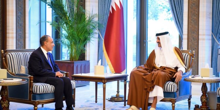 وزير الخارجية ينقل رسالة دعم كامل وتضامن مصر التام إلى أمير قطر ويبحث سبل خفض التصعيد الإقليمي