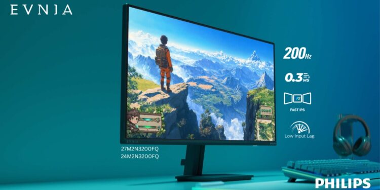 «فيليبس» تطلق شاشة الألعاب Evnia السريعة بتردد 200 هرتز: مصممة خصيصًا لعشاق الألعاب في الشرق الأوسط