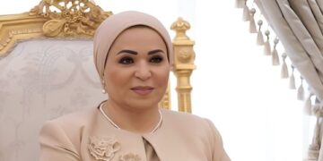 السيدة انتصار السيسي تهنئ الشعب المصري والأمتين العربية والإسلامية بعيد الفطر