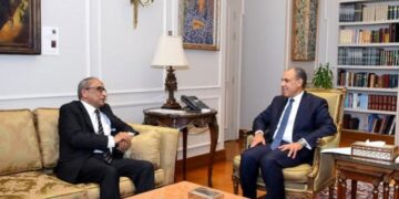 وزير الخارجية يستقبل أمين عام مجلس الوحدة الاقتصادية العربية