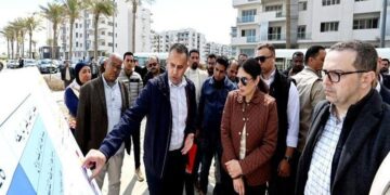 وزيرة الإسكان تتفقد كومباند “مزارين” بمدينة العلمين الجديدة