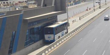 النقل تعلن دخول محطة المشير طنطاوي بمشروع الأتوبيس الترددي BRT الخدمة