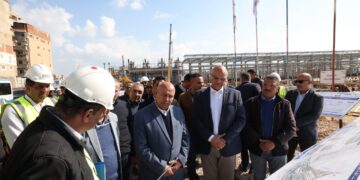 وزير النقل يتفقد مواقع العمل ومسار ومحطات مشروع المرحلة الأولى من مترو الإسكندرية( أبوقير -محطة مصر)