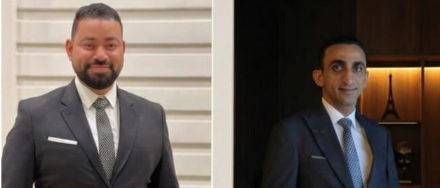 أحمد زغلول نائب رئيس مجلس إدارة المجموعة ومحمود فرحات مدير المصنع