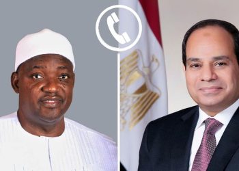 الرئيس السيسي يتلقى اتصالًا هاتفيًا من رئيس جمهورية جامبيا