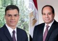 الرئيس السيسي يتلقى اتصالاً هاتفياً رئيس وزراء إسبانيا