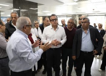 وزير الصحة يتفقد تطوير مستشفى مدينة نصر للتأمين الصحي ويوجه بسرعة استكمال الأعمال