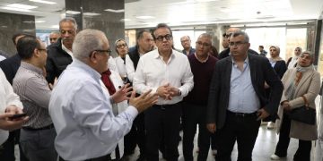 وزير الصحة يتفقد تطوير مستشفى مدينة نصر للتأمين الصحي ويوجه بسرعة استكمال الأعمال