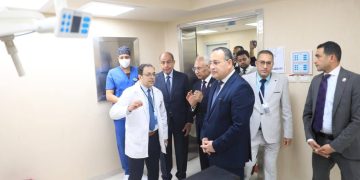 وزير التعليم العالي ومحافظ المنيا ورئيس جامعة المنيا يفتتحون مستشفى استقبال ورعاية الأطفال بجامعة المنيا بتكلفة 300 مليون جنيه